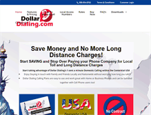 Tablet Screenshot of dollardialing.com